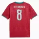 Portugali Bruno Fernandes 8 Virallinen Kotipelipaita Miehet MM-kisat 2026 Portugali Bruno Fernandes 8 Virallinen Kotipelipaita Miehet MM-kisat 2026