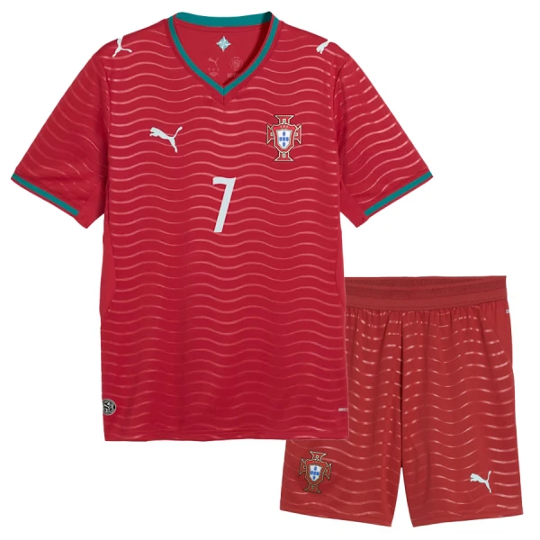 Portugali Cristiano Ronaldo 7 Virallinen Kotipelipaita Lapset MM-kisat 2026