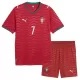 Portugali Cristiano Ronaldo 7 Virallinen Kotipelipaita Lapset MM-kisat 2026