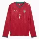 Portugali Cristiano Ronaldo 7 Virallinen Kotipelipaita Miehet MM-kisat 2026 Pitkähihainen