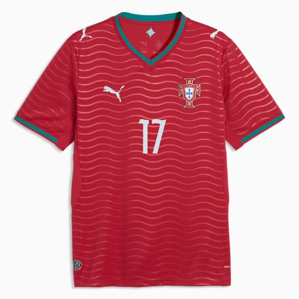 Portugali Rafael Leão 17 Virallinen Kotipelipaita Miehet MM-kisat 2026