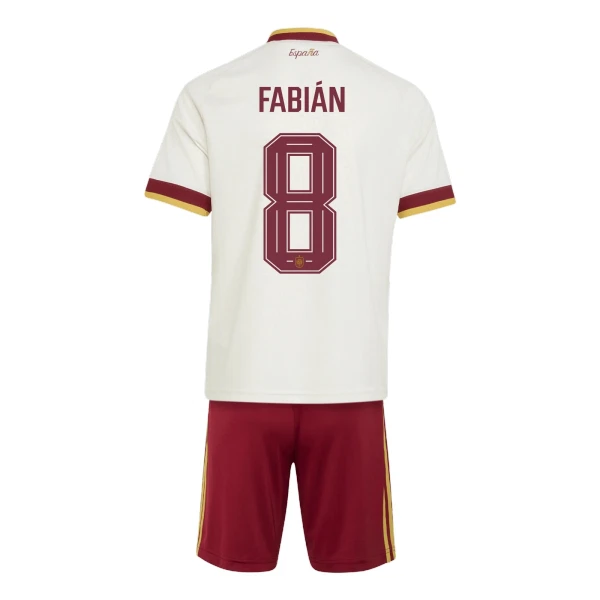 Espanja Fabian 8 Virallinen Vieraspelipaita Lapset MM-kisat 2026