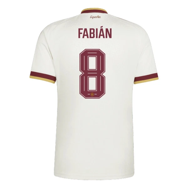 Espanja Fabian 8 Virallinen Vieraspelipaita Miehet MM-kisat 2026