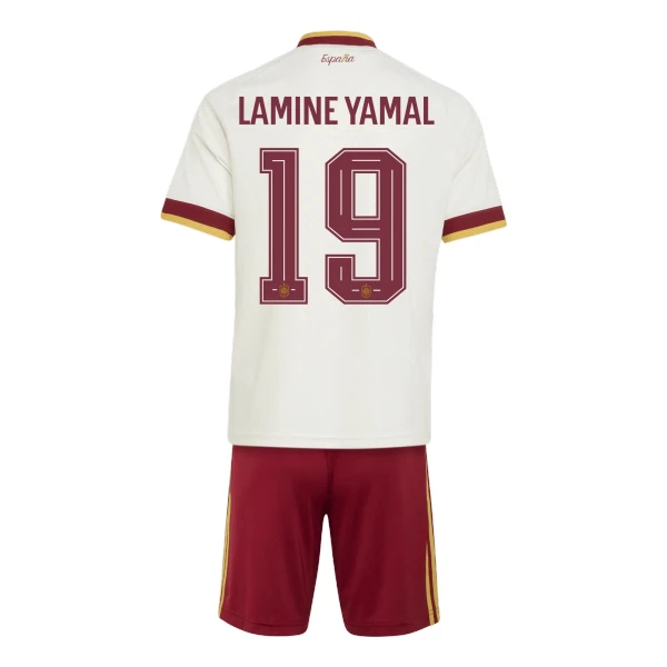 Espanja Lamine Yamal 19 Virallinen Vieraspelipaita Lapset MM-kisat 2026 Espanja Lamine Yamal 19 Virallinen Vieraspelipaita Lapset MM-kisat 2026