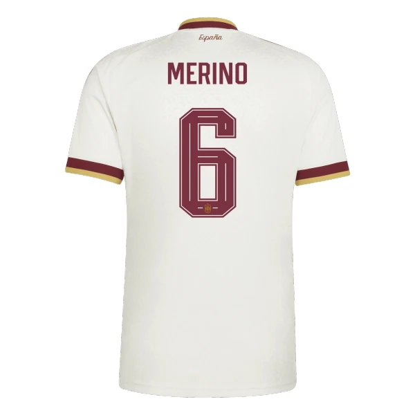 Espanja Merino 6 Virallinen Vieraspelipaita Miehet MM-kisat 2026