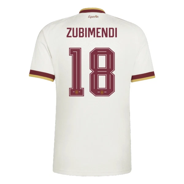 Espanja Zubimendi 18 Virallinen Vieraspelipaita Miehet MM-kisat 2026
