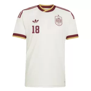 Espanja Zubimendi 18 Virallinen Vieraspelipaita Miehet MM-kisat 2026
