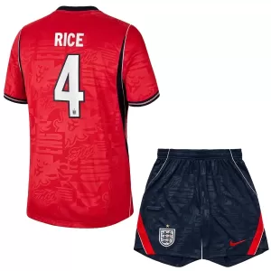 Englanti Declan Rice 4 Virallinen Vieraspelipaita Lapset MM-kisat 2026