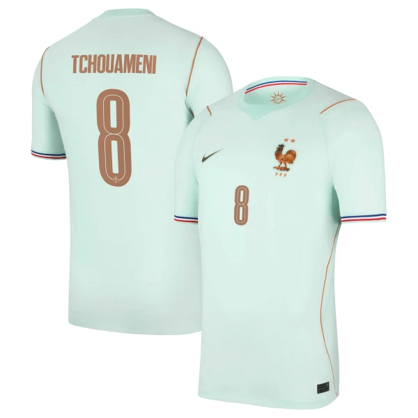 Ranska Aurélien Tchouaméni 8 Virallinen Vieraspelipaita Miehet MM-kisat 2026 Ranska Aurélien Tchouaméni 8 Virallinen Vieraspelipaita Miehet MM-kisat 2026