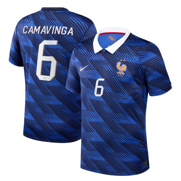 Ranska Eduardo Camavinga 6 Virallinen Kotipelipaita Miehet MM-kisat 2026