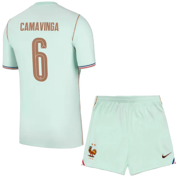 Ranska Eduardo Camavinga 6 Virallinen Vieraspelipaita Lapset MM-kisat 2026 Ranska Eduardo Camavinga 6 Virallinen Vieraspelipaita Lapset MM-kisat 2026