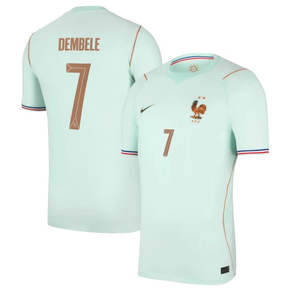 Ranska Ousmane Dembélé 7 Virallinen Vieraspelipaita Miehet MM-kisat 2026 Ranska Ousmane Dembélé 7 Virallinen Vieraspelipaita Miehet MM-kisat 2026