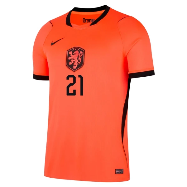 Hollanti Frenkie de Jong 21 Virallinen Kotipelipaita Lapset MM-kisat 2026