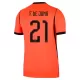Hollanti Frenkie de Jong 21 Virallinen Kotipelipaita Lapset MM-kisat 2026