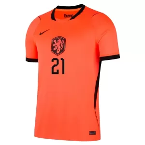 Hollanti Frenkie de Jong 21 Virallinen Kotipelipaita Miehet MM-kisat 2026