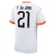 Hollanti Frenkie de Jong 21 Virallinen Vieraspelipaita Miehet MM-kisat 2026 Hollanti Frenkie de Jong 21 Virallinen Vieraspelipaita Miehet MM-kisat 2026
