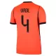 Hollanti Virgil van Dijk 4 Virallinen Kotipelipaita Miehet MM-kisat 2026 Hollanti Virgil van Dijk 4 Virallinen Kotipelipaita Miehet MM-kisat 2026