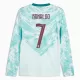 Portugali Cristiano Ronaldo 7 Virallinen Vieraspelipaita Miehet MM-kisat 2026 Pitkähihainen Portugali Cristiano Ronaldo 7 Virallinen Vieraspelipaita Miehet MM-kisat 2026 Pitkähihainen