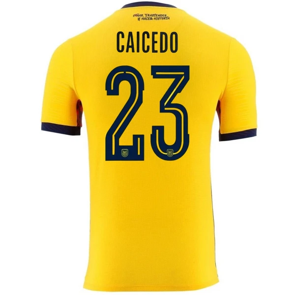 Ecuador Caicedo 23 Virallinen Kotipelipaita Miehet MM-kisat 2026