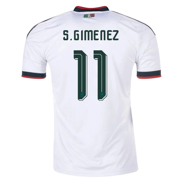 Meksiko S.Gimenez 11 Virallinen Vieraspelipaita Miehet MM-kisat 2026 Meksiko S.Gimenez 11 Virallinen Vieraspelipaita Miehet MM-kisat 2026