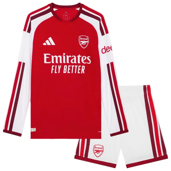 Arsenal Virallinen Kotipelipaita Lapset 2026/27 Pitkähihainen