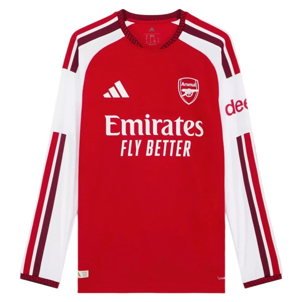 Arsenal Virallinen Kotipelipaita Miehet 2026/27 Pitkähihainen Arsenal Virallinen Kotipelipaita Miehet 2026/27 Pitkähihainen