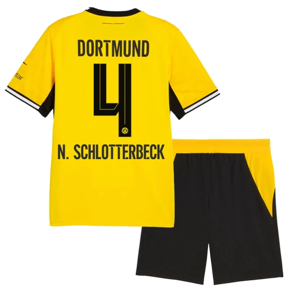 Borussia Dortmund N. Schlotterbeck 4 Virallinen Kotipelipaita Lapset 2026/27