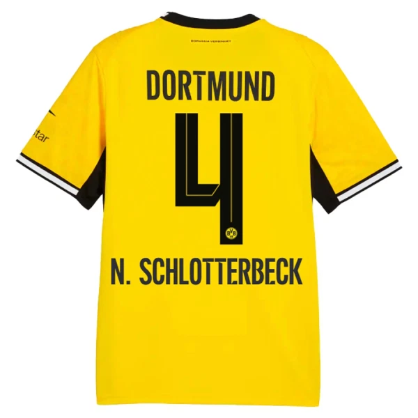 Borussia Dortmund N. Schlotterbeck 4 Virallinen Kotipelipaita Miehet 2026/27 Borussia Dortmund N. Schlotterbeck 4 Virallinen Kotipelipaita Miehet 2026/27