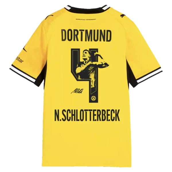 Borussia Dortmund N. Schlotterbeck 4 Virallinen Kotipelipaita Miehet 2026/27 Erityistä