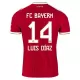 FC Bayern München Luis Díaz 14 Virallinen Kotipelipaita Lapset 2026/27