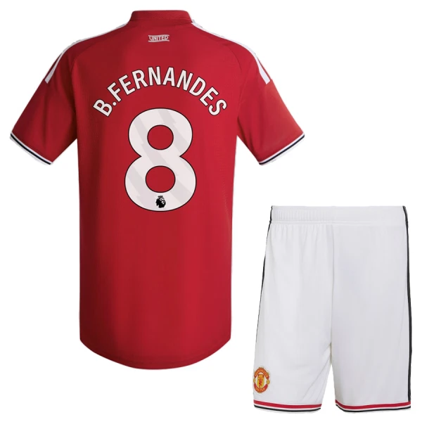 Manchester United Bruno Fernandes 8 Virallinen Kotipelipaita Lapset 2026/27 Manchester United Bruno Fernandes 8 Virallinen Kotipelipaita Lapset 2026/27