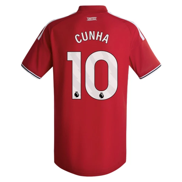 Manchester United Cunha 10 Virallinen Kotipelipaita Lapset 2026/27
