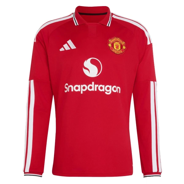 Manchester United Virallinen Kotipelipaita Miehet 2026/27 Pitkähihainen