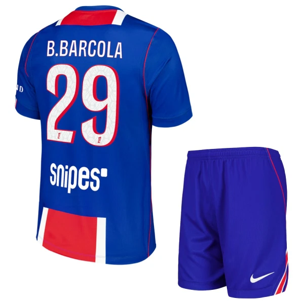 Paris Saint-Germain Bradley Barcola 29 Virallinen Kotipelipaita Lapset 2026/27
