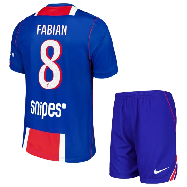 Paris Saint-Germain Fabian 8 Virallinen Kotipelipaita Lapset 2026/27 Paris Saint-Germain Fabian 8 Virallinen Kotipelipaita Lapset 2026/27