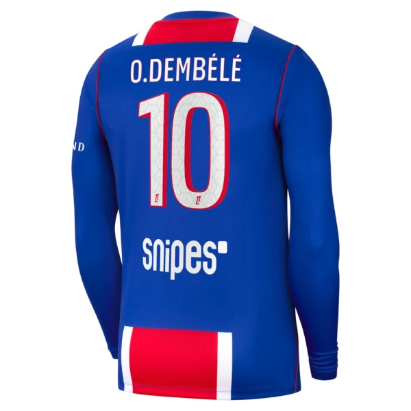 Paris Saint-Germain Ousmane Dembélé 10 Virallinen Kotipelipaita Miehet 2026/27 Pitkähihainen