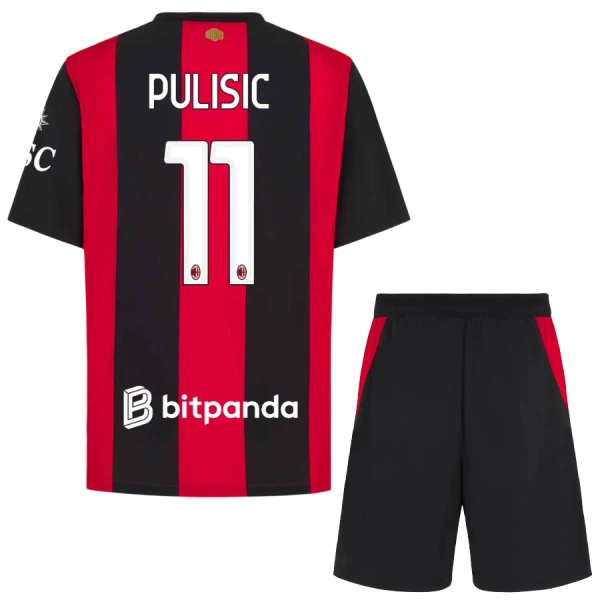 AC Milan Christian Pulišić 11 Virallinen Kotipelipaita Lapset 2026/27