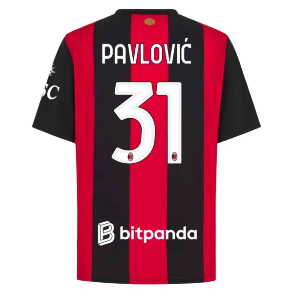 AC Milan Pavlovic 31 Virallinen Kotipelipaita Miehet 2026/27