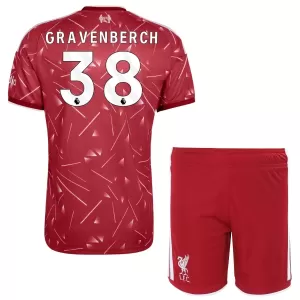 Liverpool Gravenberch 38 Virallinen Kotipelipaita Lapset 2026/27