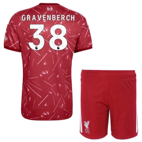 Liverpool Gravenberch 38 Virallinen Kotipelipaita Lapset 2026/27