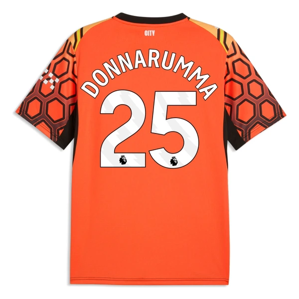 Manchester City Gianluigi Donnarumma 25 Maalivahdin Virallinen Kolmas Pelipaita Miehet 2026/27 oranssi Manchester City Gianluigi Donnarumma 25 Maalivahdin Virallinen Kolmas Pelipaita Miehet 2026/27 oranssi