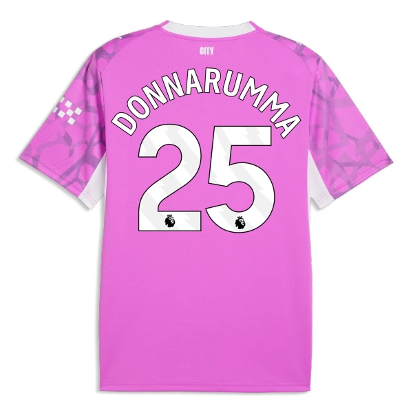 Manchester City Gianluigi Donnarumma 25 Maalivahdin Virallinen Vieraspelipaita Miehet 2026/27 Vaaleanpunainen Manchester City Gianluigi Donnarumma 25 Maalivahdin Virallinen Vieraspelipaita Miehet 2026/27 Vaaleanpunainen