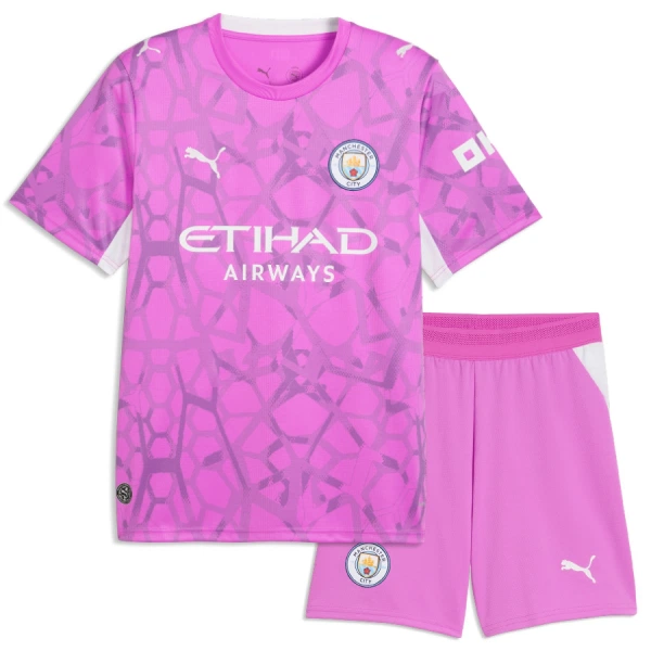 Manchester City Maalivahdin Virallinen Vieraspelipaita Lapset 2026/27 Vaaleanpunainen Manchester City Maalivahdin Virallinen Vieraspelipaita Lapset 2026/27 Vaaleanpunainen