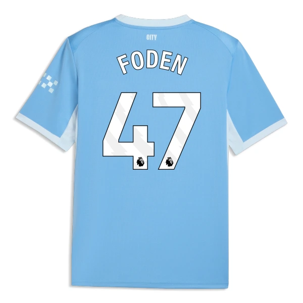 Manchester City Phil Foden 47 Virallinen Kotipelipaita Miehet 2026/27 Manchester City Phil Foden 47 Virallinen Kotipelipaita Miehet 2026/27