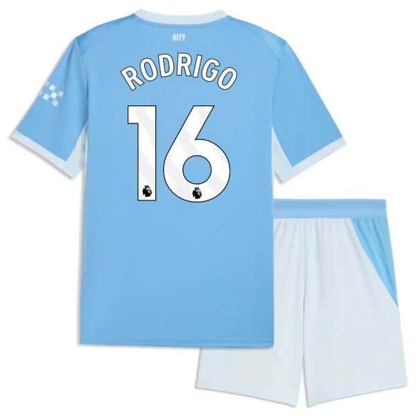 Manchester City Rodrigo Hernández 16 Virallinen Kotipelipaita Lapset 2026/27 Manchester City Rodrigo Hernández 16 Virallinen Kotipelipaita Lapset 2026/27