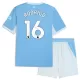 Manchester City Rodrigo Hernández 16 Virallinen Kotipelipaita Lapset 2026/27 Manchester City Rodrigo Hernández 16 Virallinen Kotipelipaita Lapset 2026/27