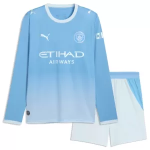 Manchester City Virallinen Kotipelipaita Lapset 2026/27 Pitkähihainen