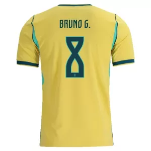 Brasilia Bruno Guimaraes 8 Virallinen Kotipelipaita Miehet MM-kisat 2026 Brasilia Bruno Guimaraes 8 Virallinen Kotipelipaita Miehet MM-kisat 2026