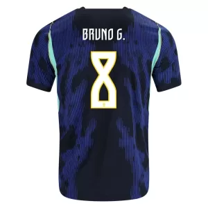 Brasilia Bruno Guimaraes 8 Virallinen Vieraspelipaita Miehet MM-kisat 2026 Brasilia Bruno Guimaraes 8 Virallinen Vieraspelipaita Miehet MM-kisat 2026