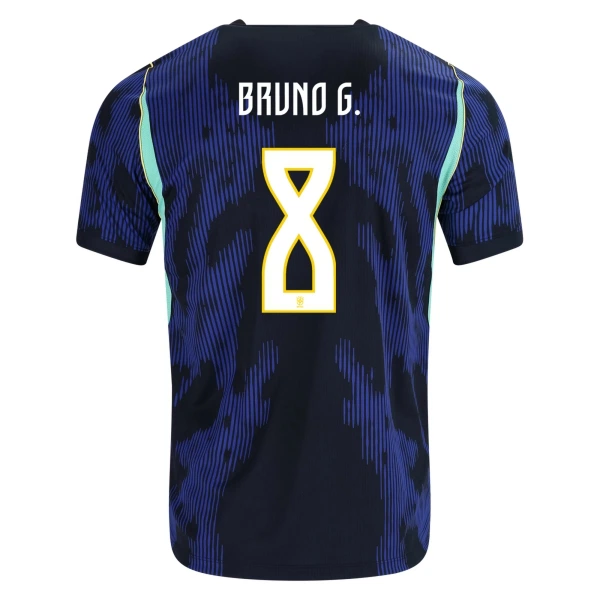 Brasilia Bruno Guimaraes 8 Virallinen Vieraspelipaita Miehet MM-kisat 2026 Brasilia Bruno Guimaraes 8 Virallinen Vieraspelipaita Miehet MM-kisat 2026
